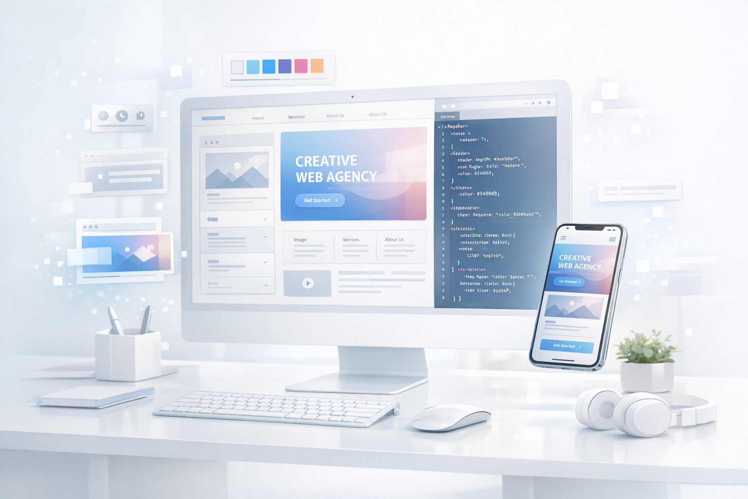 نمونه طراحی وب‌سایت آرلینک