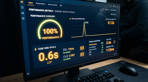 مانیتورینگ Core Web Vitals و سرعت سایت